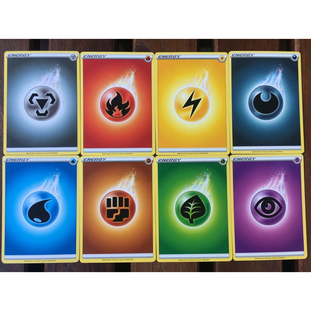 Pokemon TCG Sword & Shield Energy Cards [Pack of 10] Shopee Singapore