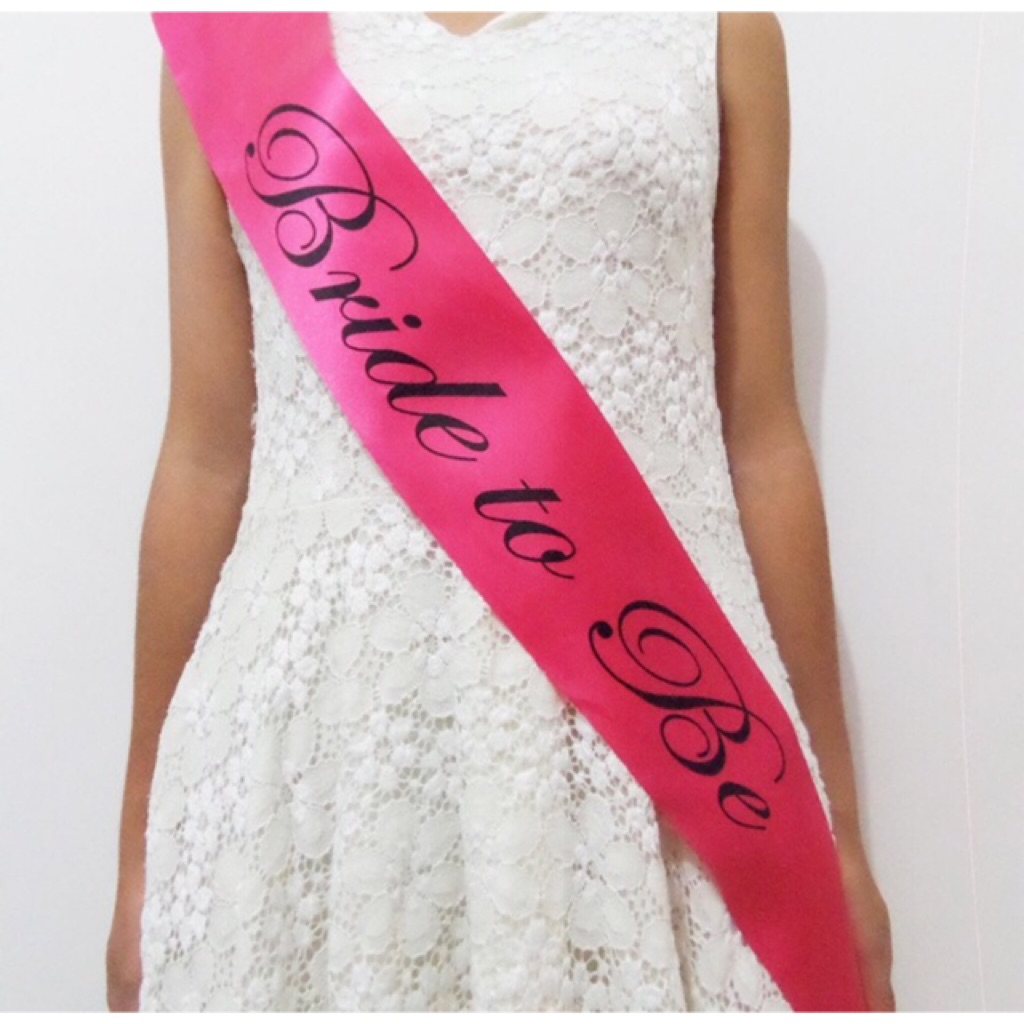 Bride To Be Sash Shopee Singapore