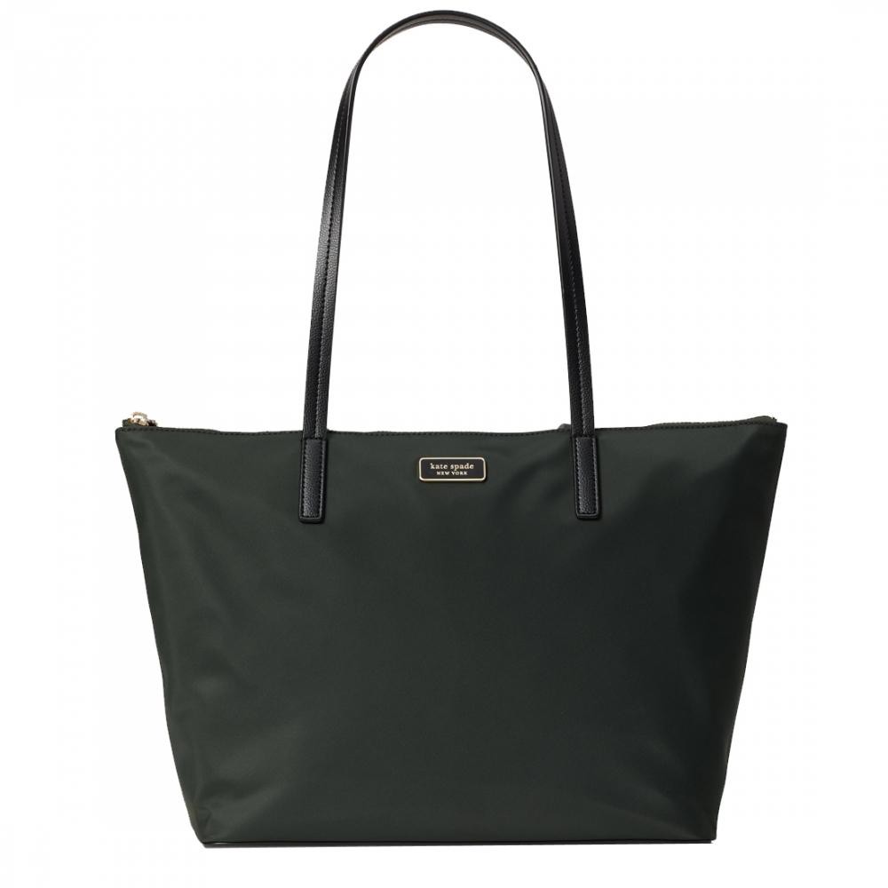 Kate Spade Hayden Top Zip Tote Bag in Deep Evergreen Shopee Singapore