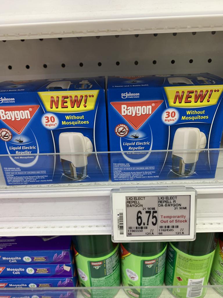 Baygon Liquid Electric 30 Nights Anti Dengue Liquid Vaporizer Mosquito