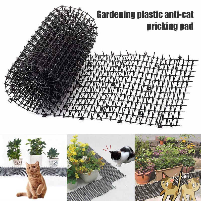 Cat Scat Mat Dog Digging Stoper Outdoor Garden Plastic Anti Cat Spike