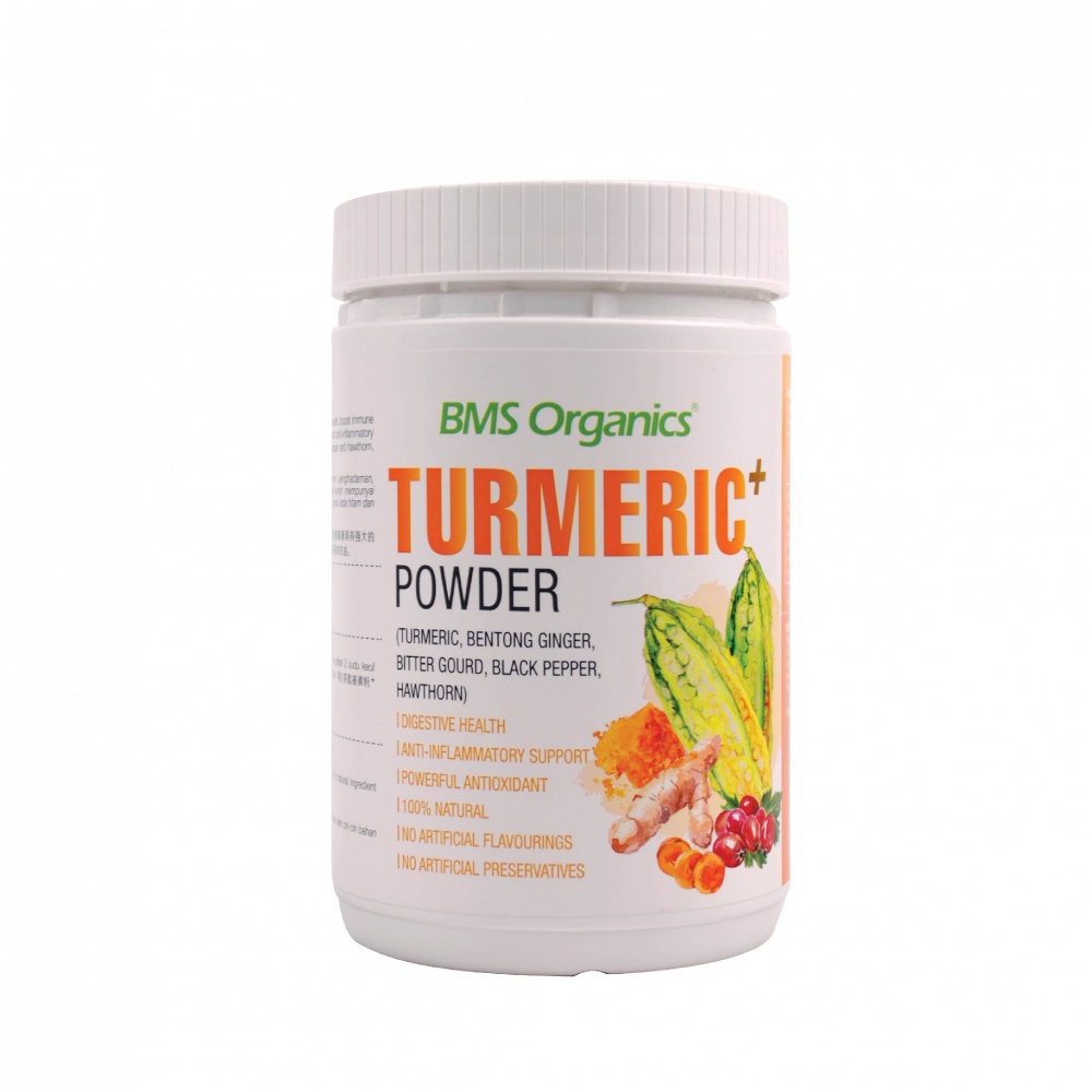 BMS Organics Turmeric Plus Powder (Turmeric+Bentong Ginger+Bitter