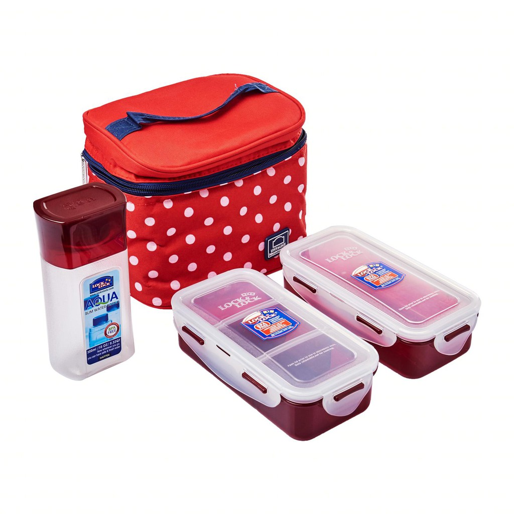 LocknLock Official Insulated Lunch Bag Food Container 3P Set