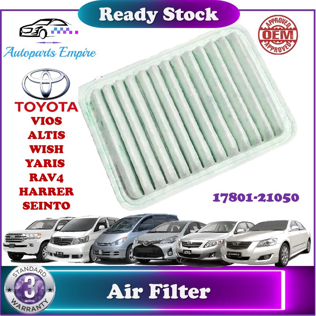 Malaysia] 【 TOYOTA 】Air Filter Engine Parts ( Vios
