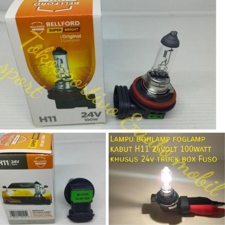 H11 24v 100w foglamp Bulbp Bulb Made in German h11 Truck box Fuso Car
