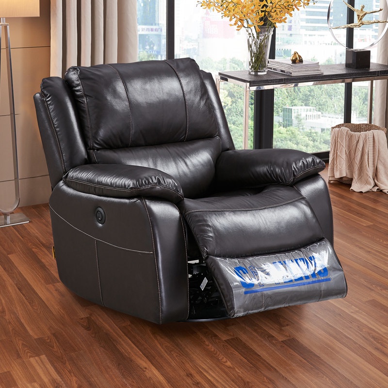 Cheers First Class Sofa Genuine Leather Chair American Creative Electric Function Single Living