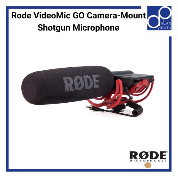 Rode VideoMic GO CameraMount Shotgun Microphone Shopee Singapore