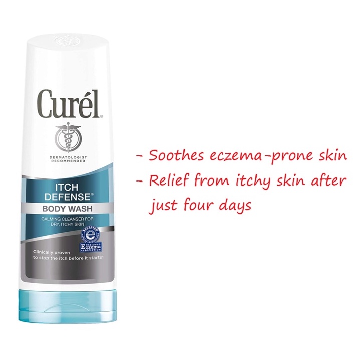 Curel Itch Defense Body Wash 295ml (Soothes eczemaprone skin) Shopee