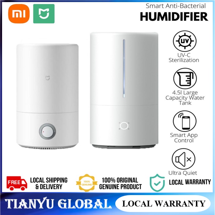 Mi Smart Large Mist Volume AntiBacteria Air Humidifier S 4.5L Shopee