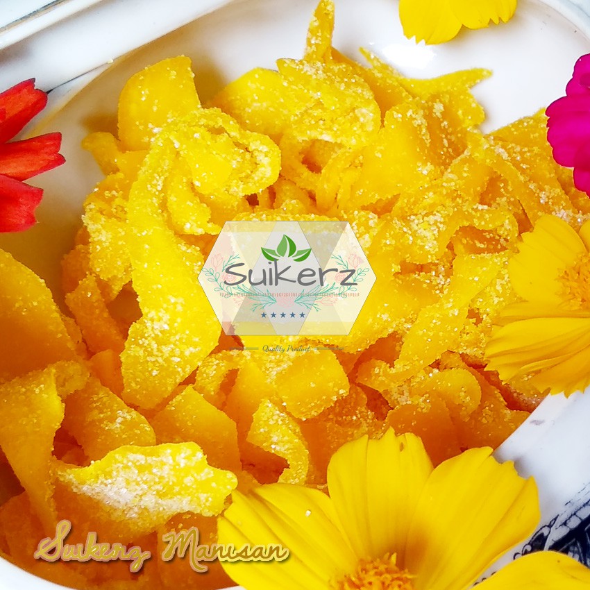 Candied DRIED PAPAYA Fruit 500gram FRESH CRUNCHY DRIED PAPAYA CRISPY