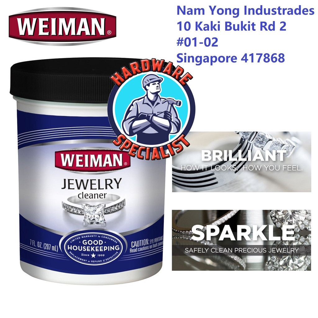 Weiman Jewelry Cleaner Liquid / Silver Polish / 207ml Shopee Singapore