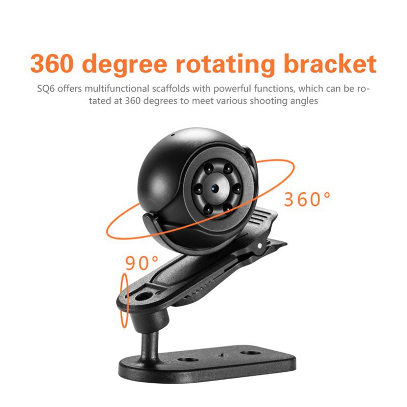 SQ6 Mini Camera HD 1080P Home security Infrared Night Vision Monitor