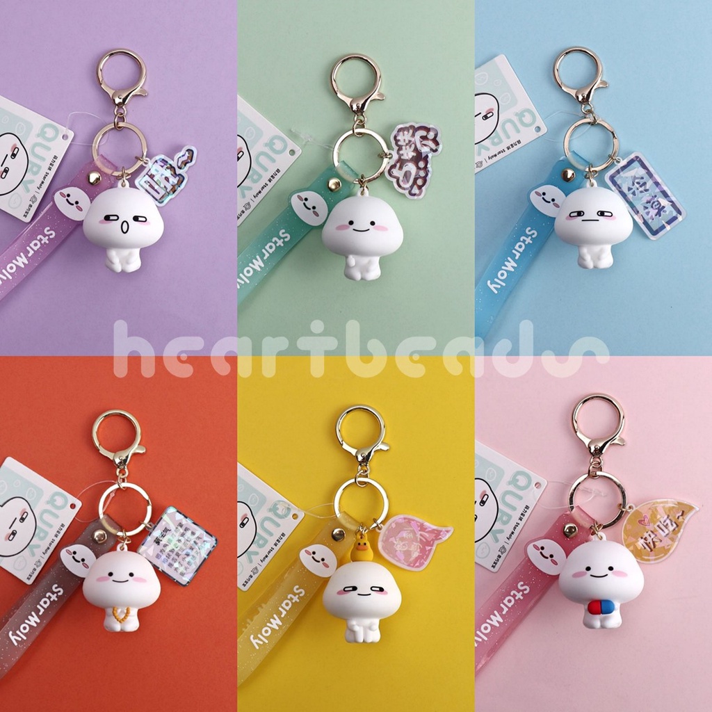 Quby Keychain Cartoon Cute Kawaii Gift StarMoly Star Moly Gift Present