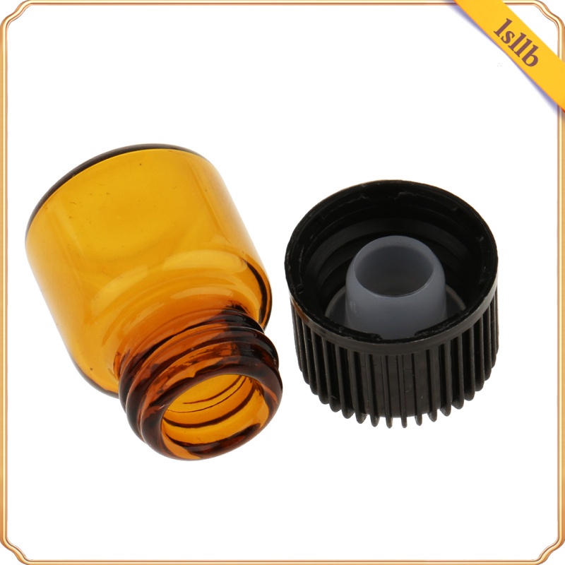 Packs of 20 Pieces Empty Refillable Glass Dram Bottles Liquid