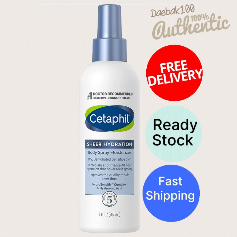 Cetaphil Sheer Hydration Body Spray Moisturizer (New upgraded package) Shopee Singapore