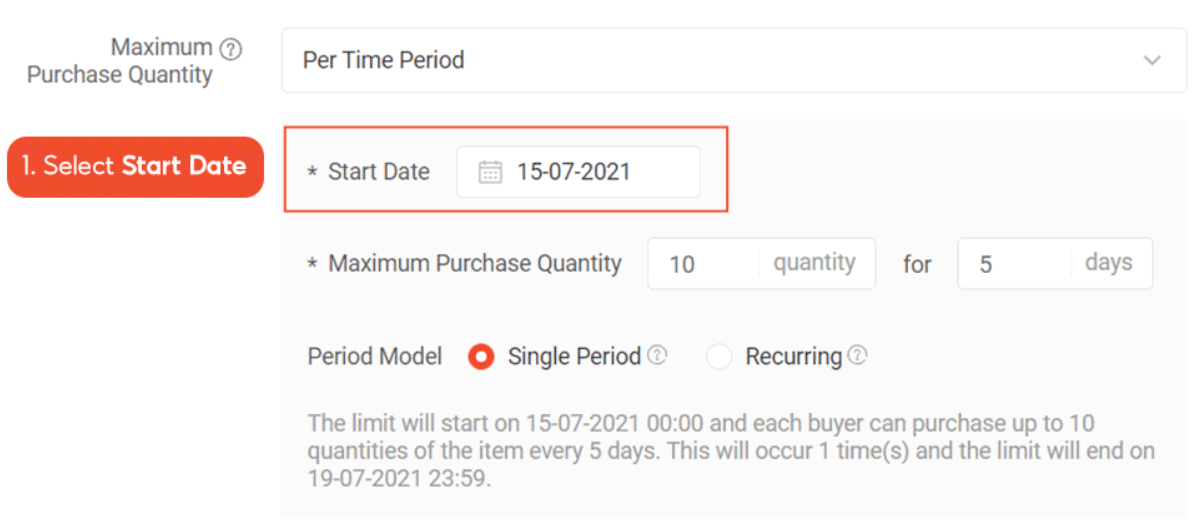 Setting Maximum Purchase Quantity Shopee PH Seller Education Hub