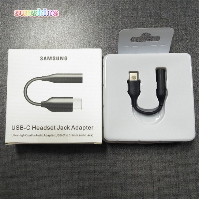 USB Type C to 3.5mm AUX Headphones Adapter For Samsung