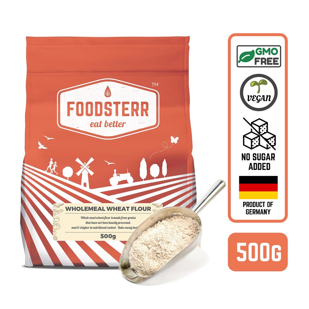 3x German Whole Meal Wheat Flour Bright 500g Shopee Singapore