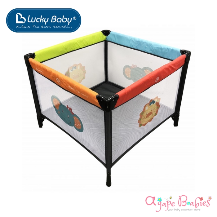 500491 Lucky Baby S7 Travel Playpen Square 100x100x78 Cm Shopee Singapore
