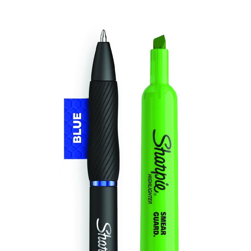 Sharpie Pen S Gel Ink 0.5MM Retractable Black OR Blue plus Sharpie