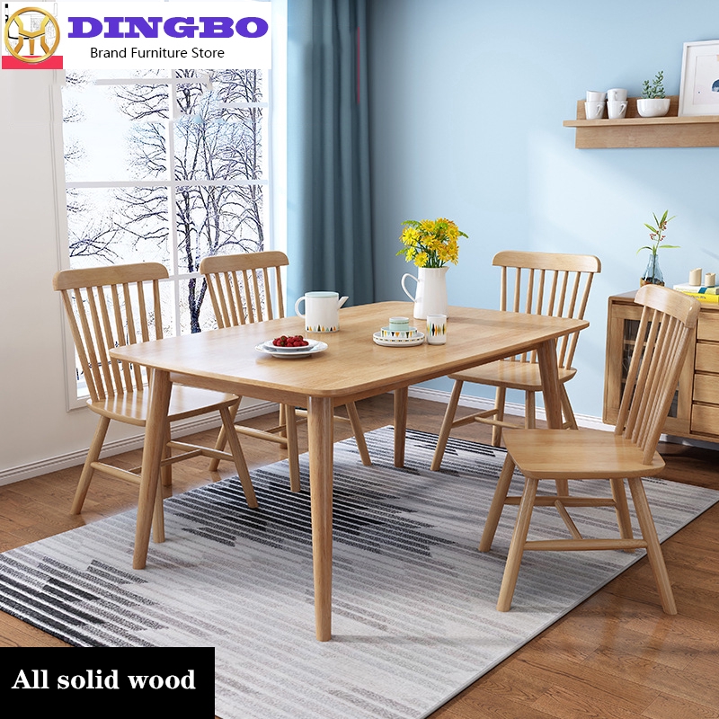 Wooden Dining Table Set Singapore