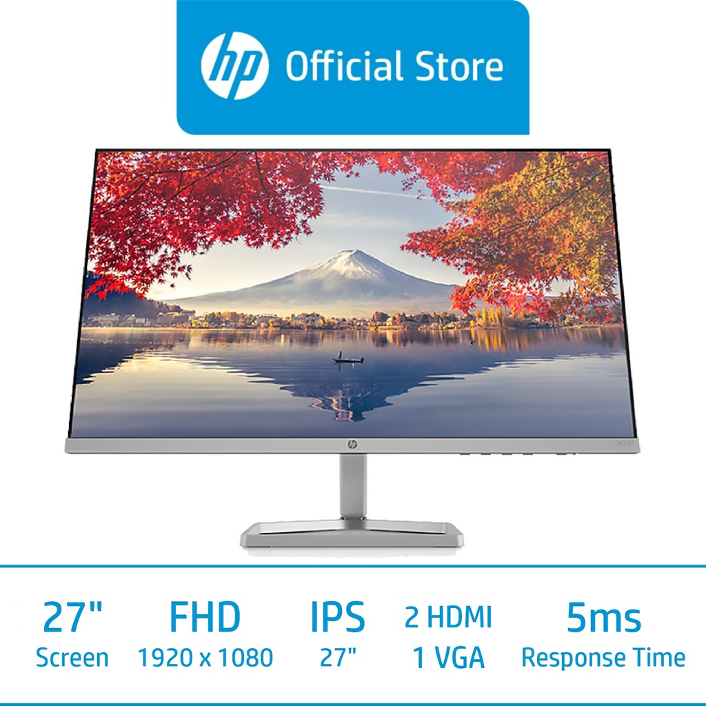 HP M27F Display Monitor Screen / 27 FHD / IPS Display / MicroEdge