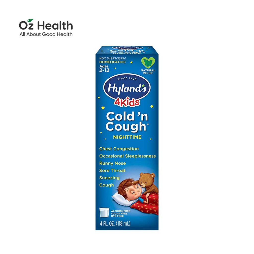 Hyland's 4 Kids Nighttime Cold 'n Cough Syrup 118ml Shopee Singapore