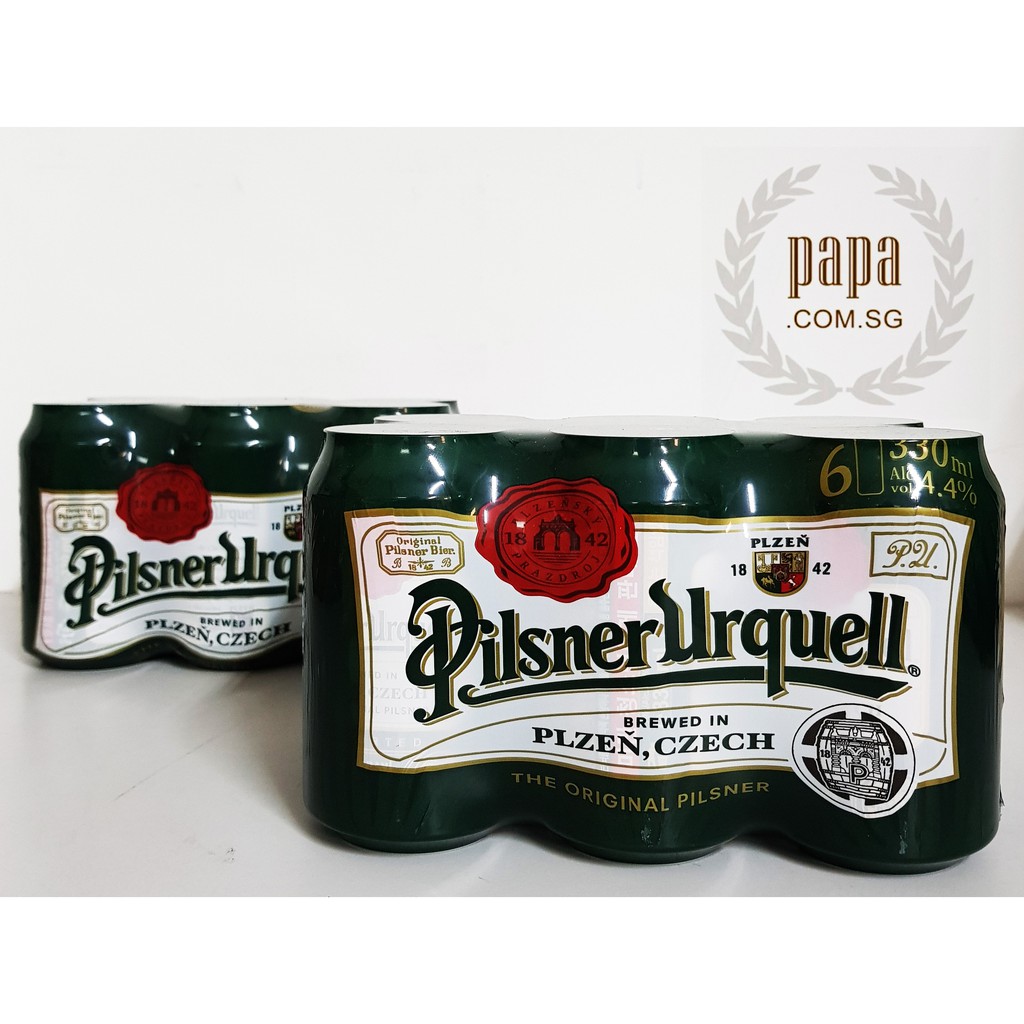 Pilsner Urquell TWIN PACK, Czech Republic 4.4 ABV (12 x 330ml Can) BBD