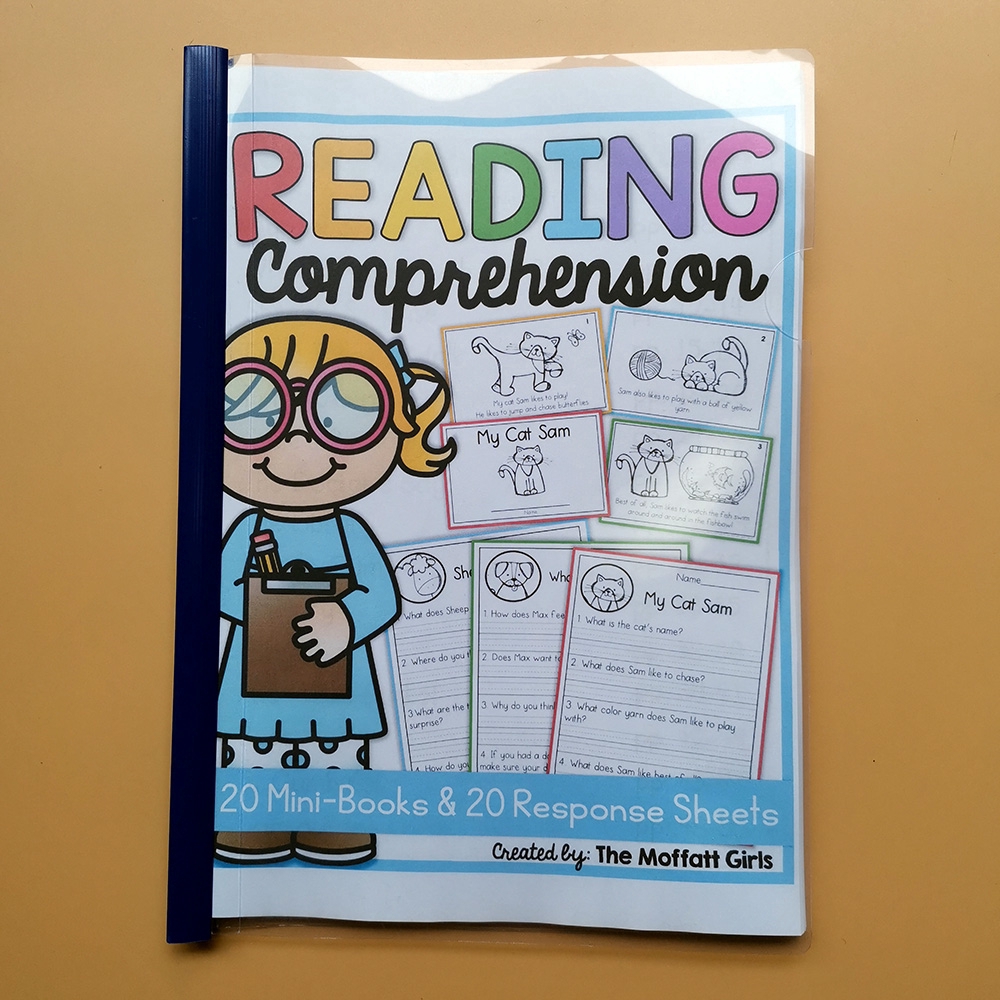 63PCS/Set Reading Comprehension Packet Learn English Word Exercise