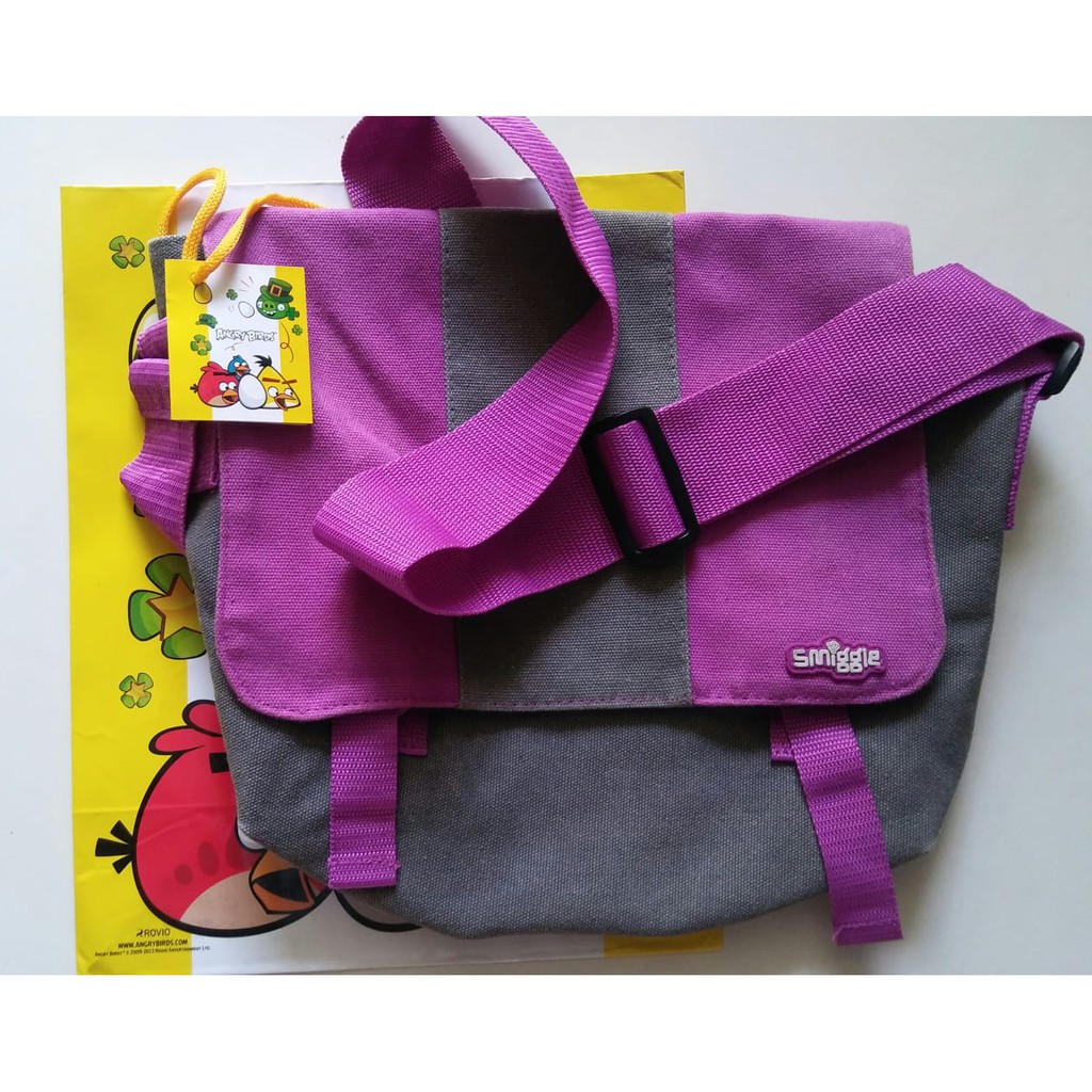 Smiggle Brand Sling Bag Cordura Fabric Material High Quality 2nd Shopee Singapore