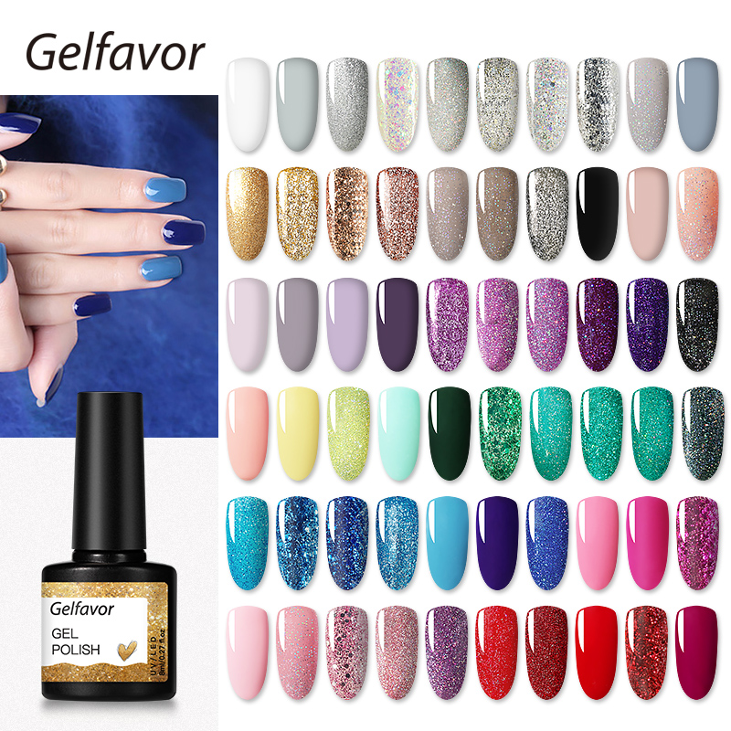 Gelfavor 8ml Soakoff Gel Polish Bright For Nail Art Design LED/UV Lamp