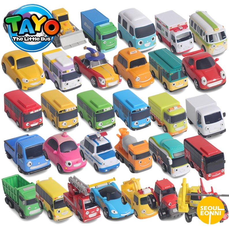 [Tayo] Little Bus Tayo and Friends Play Mini Car 32 Types Set / Tayo