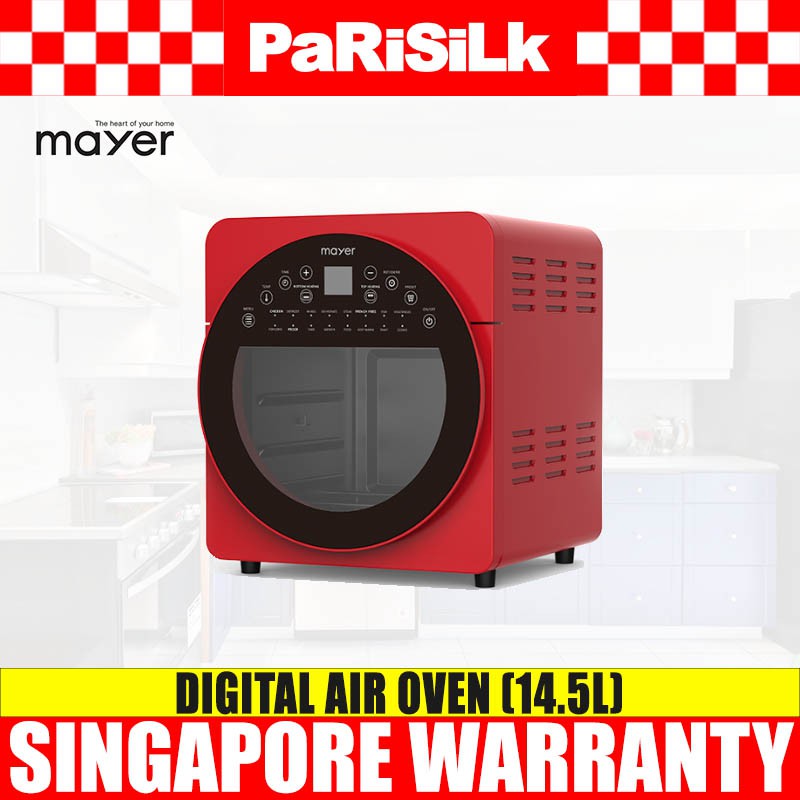 Mayer MMAO1450 (Red) Digital Air Oven (14.5L) Shopee Singapore