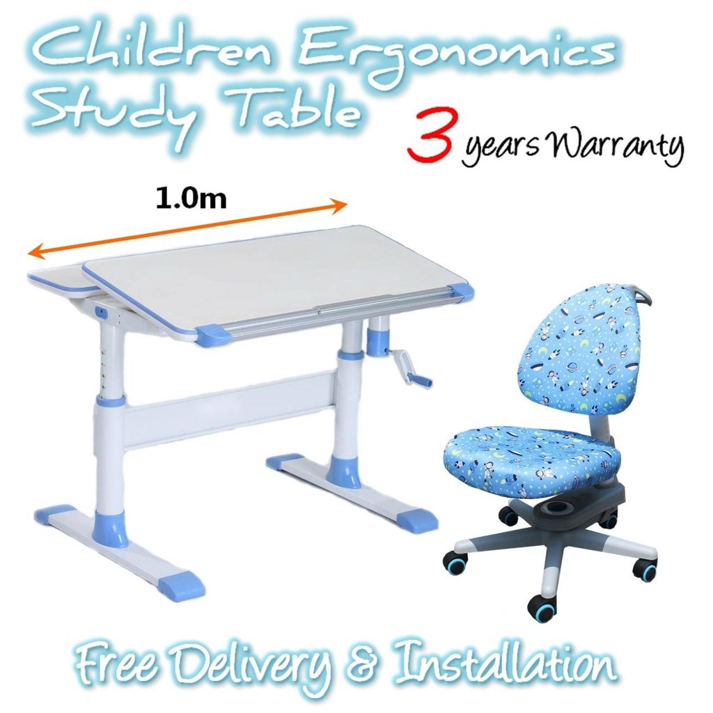 Children Ergonomics Study Table Set / Children Ergonomics Study Desk