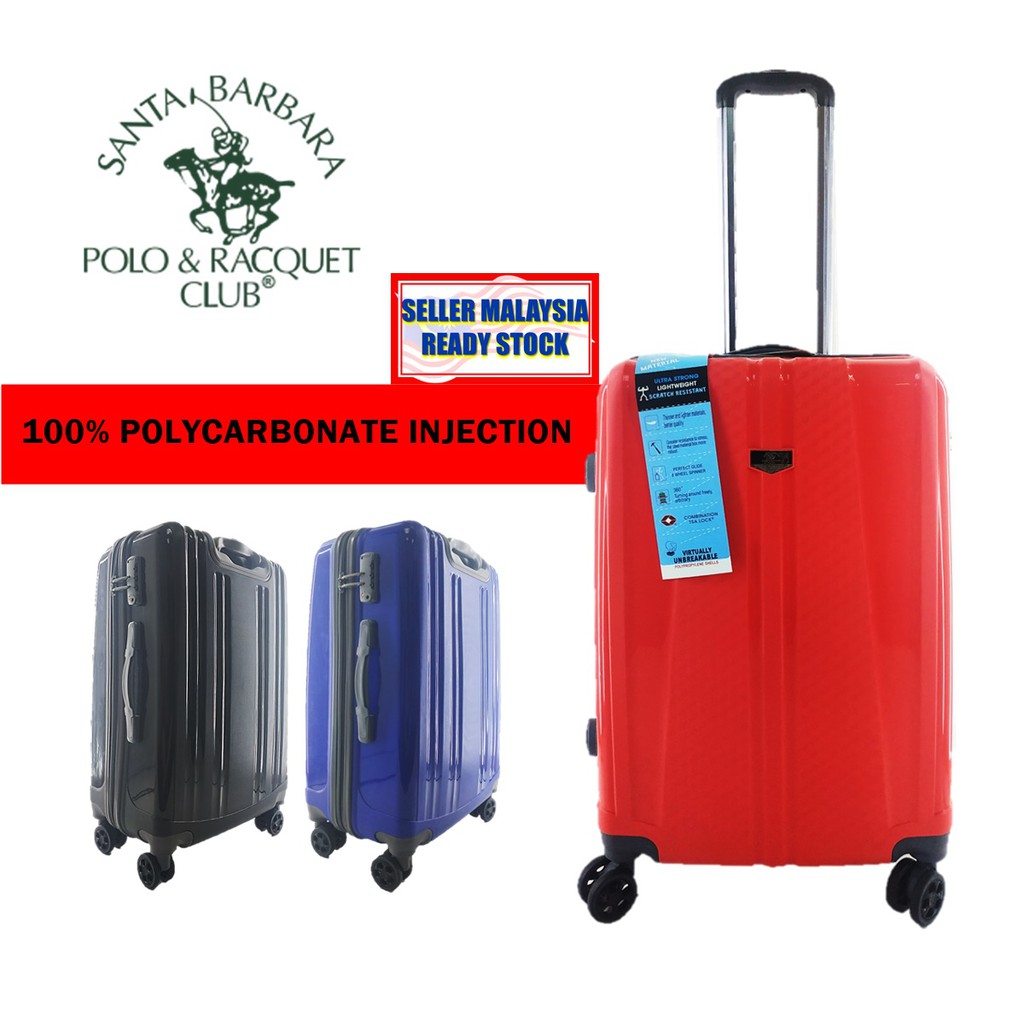 [OFFER] SANTABARBARA POLO TRAVEL LUGGAGE 20" /24” [100 PP INJECTION