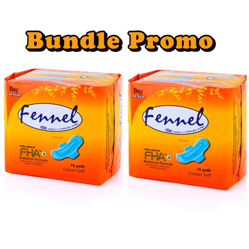2 pks Fennel Herbal Cottony Day Sanitary Pad Antibacterial 🔰 Deodorize