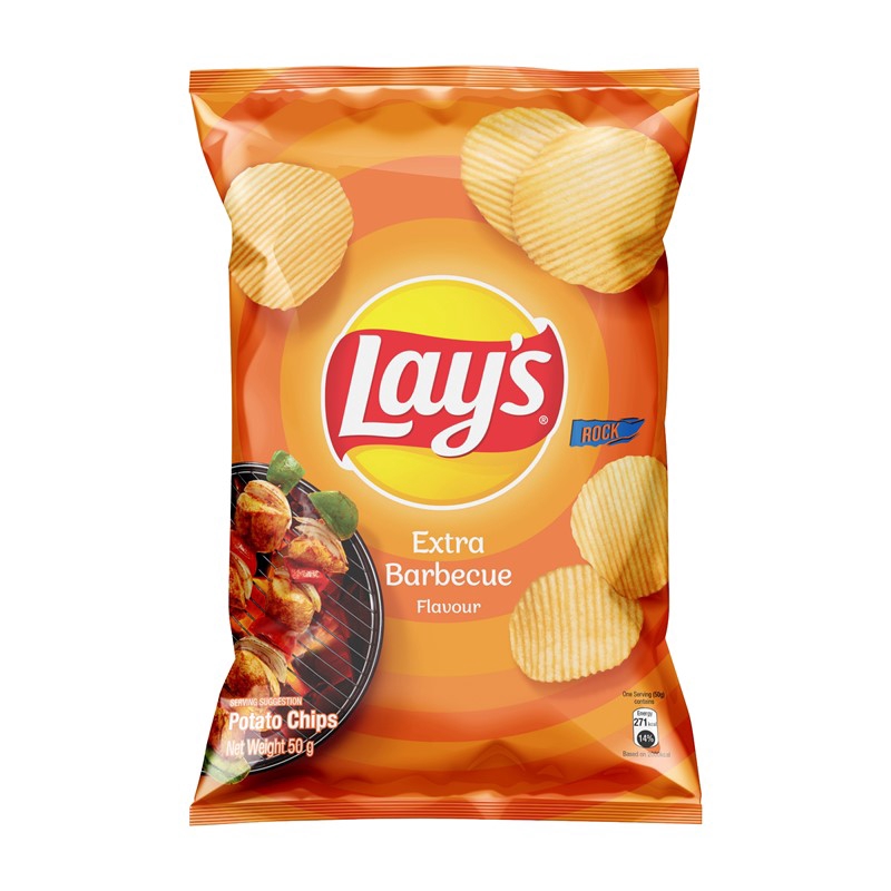 Lay'S Extra Bbq 50G DKSHSG (Halal) Shopee Singapore