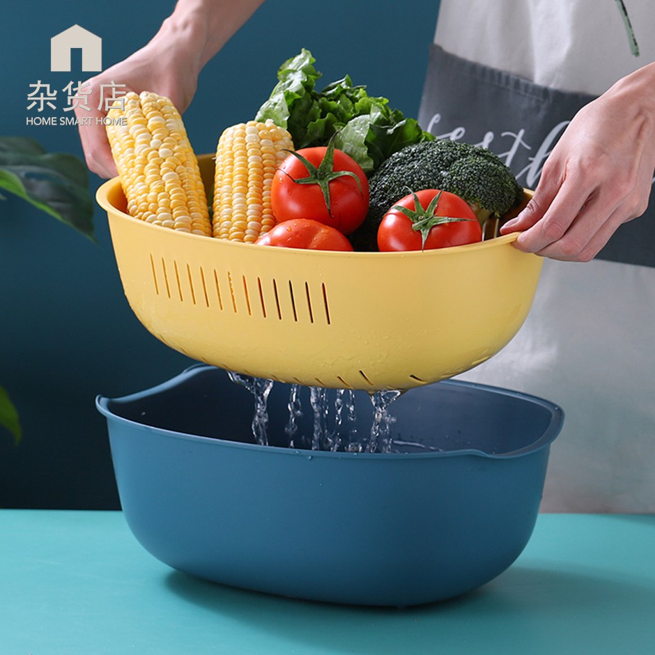Vegetables Colander with Basket Shopee Singapore