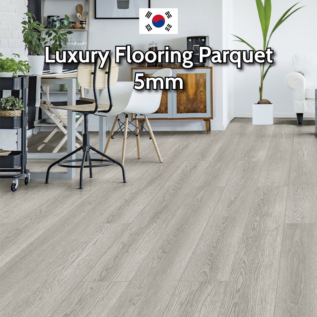 Dekorea Korea Luxury Flooring Parquet Vinyl tiles Wood Concrete PVC