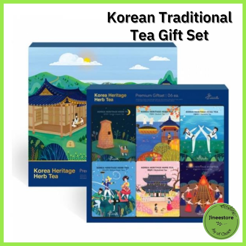 [Areumdre]Korean traditional tea gift set 6 types all 24 tea bag
