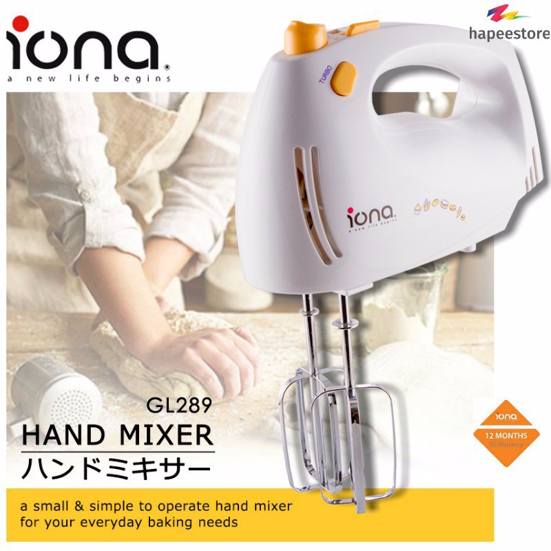 Iona Hand Mixer GL289 (1 Year Warranty) Shopee Singapore