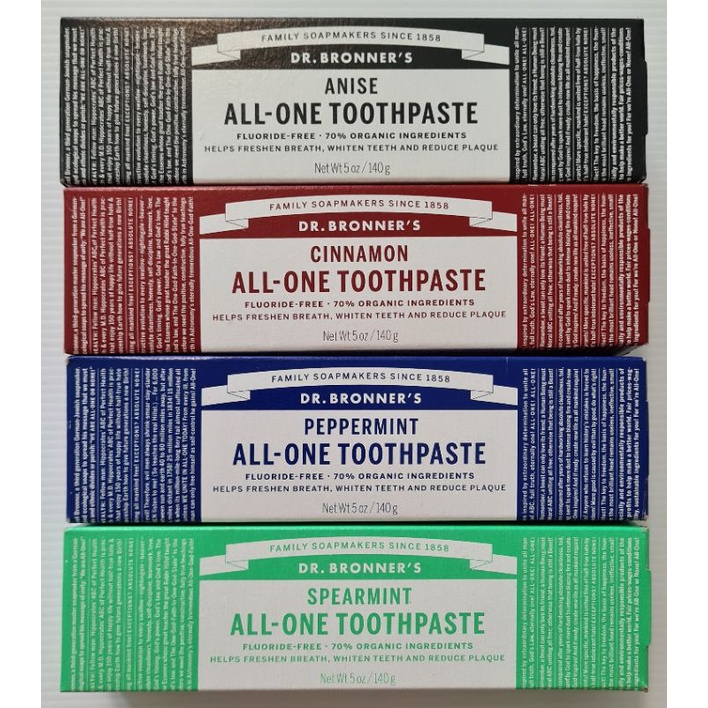 Dr. Bronner's AllOne FluorideFree Toothpaste 140 g 1 Tube Belovenia
