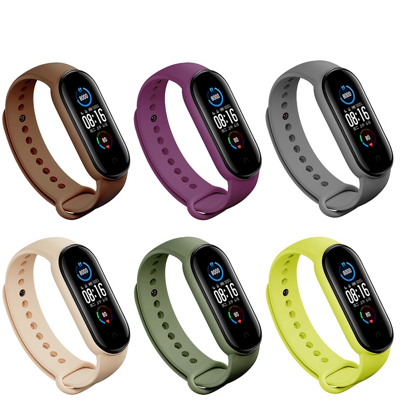 Xiaomi Mi Band 5 6 Silicone Band Strap for Miband 5 6 Xiaomi Mi Smart