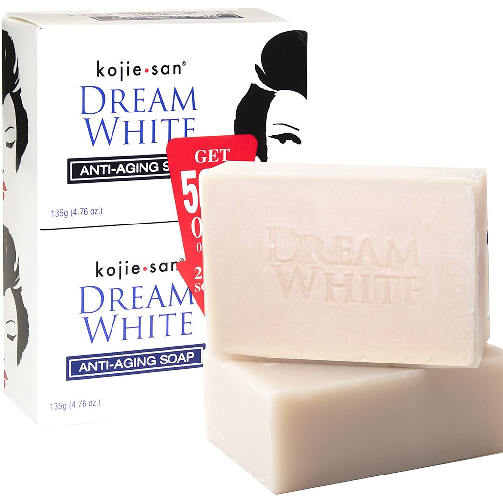 Kojie San Dream White Kojic Lightening Anti Aging Soap 2x135g Shopee
