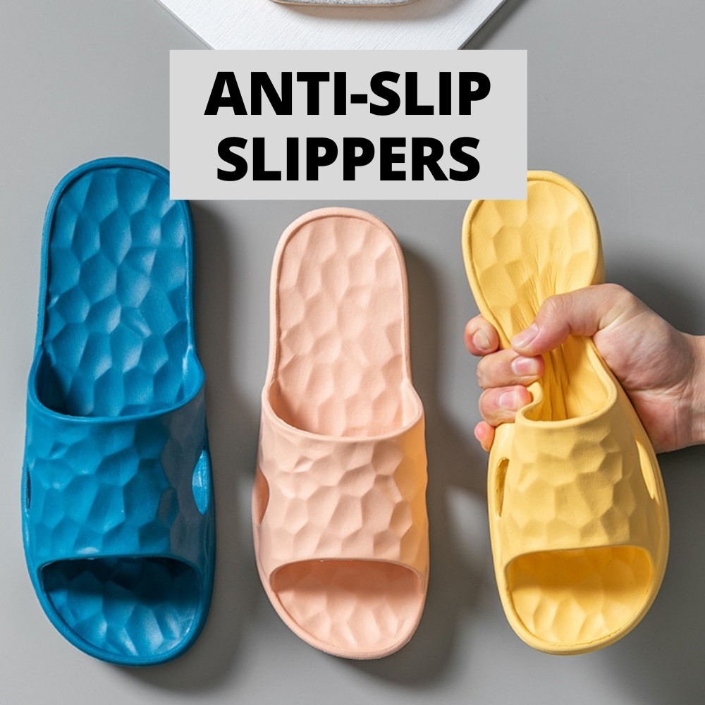 【SG】Shower Anti Slip Slippers Bathroom Slippers Indoor Bedroom Slipper