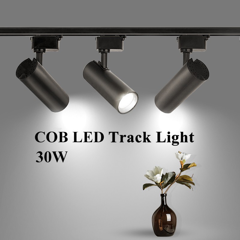 30W COB Led Track Light Lamp 220V Track Lamps Lights Lighting Fixtures