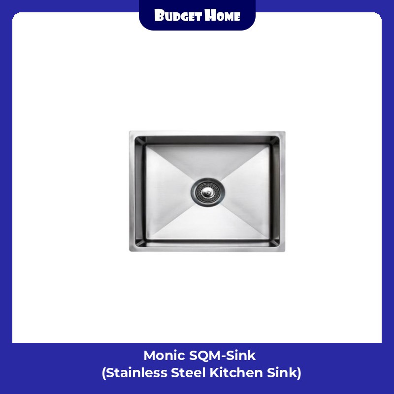 Monic SQM500 Undermount sink (Stainless Steel Kitchen Sink) Shopee Singapore