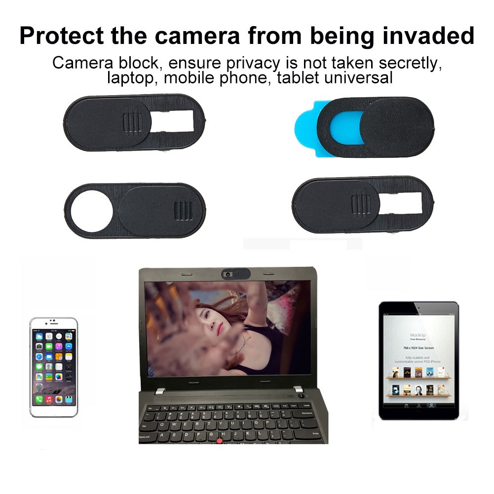3Pcs Privacy Protection Slider Plastic Camera Cover Lid for Laptop
