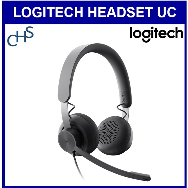 Logitech Zone Wired Headset Noise Cancelling Mic Certified UC Version 2 Years Sg Warranty