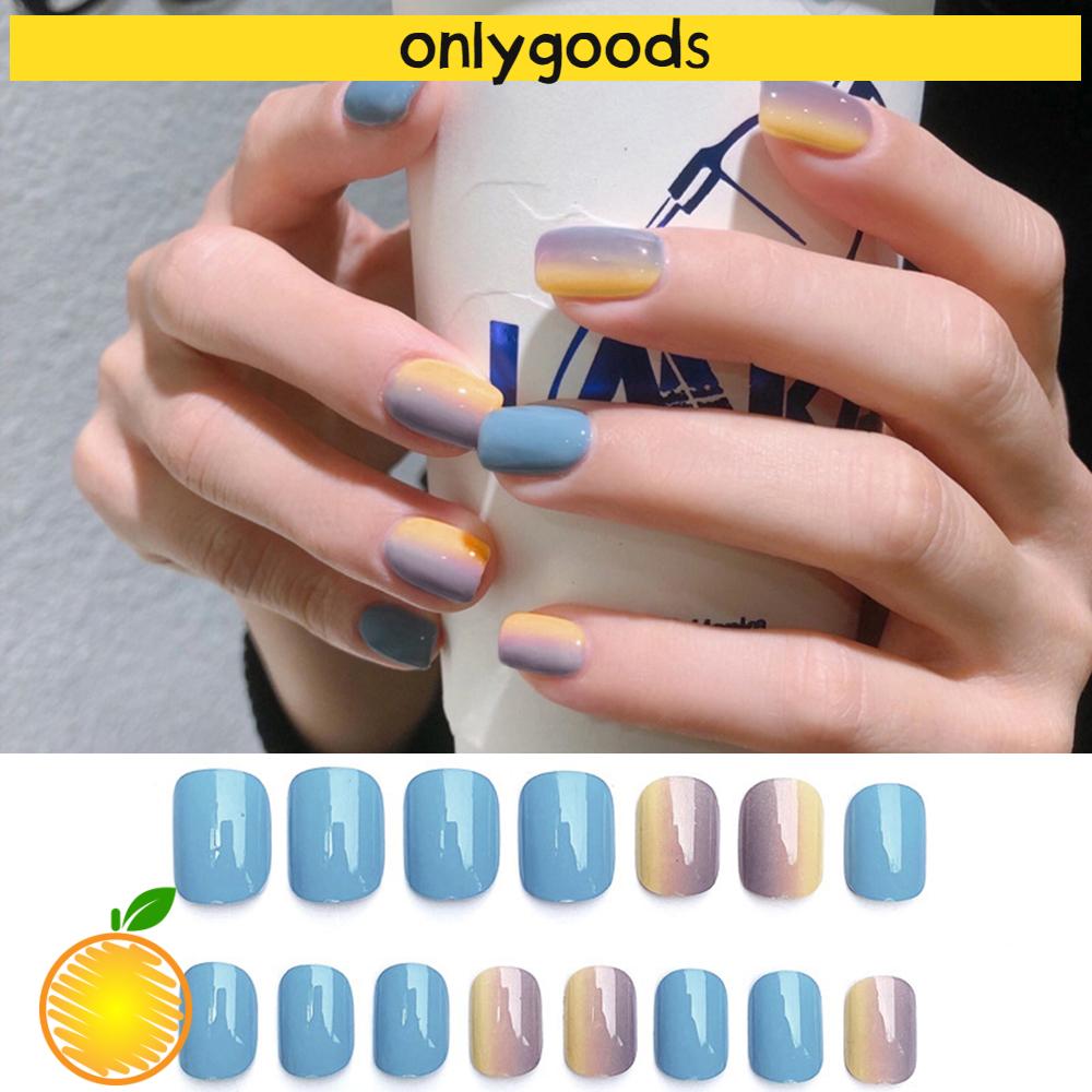 🎉ONLY🎉 24pcs/Box Detachable Gradient Round Head False